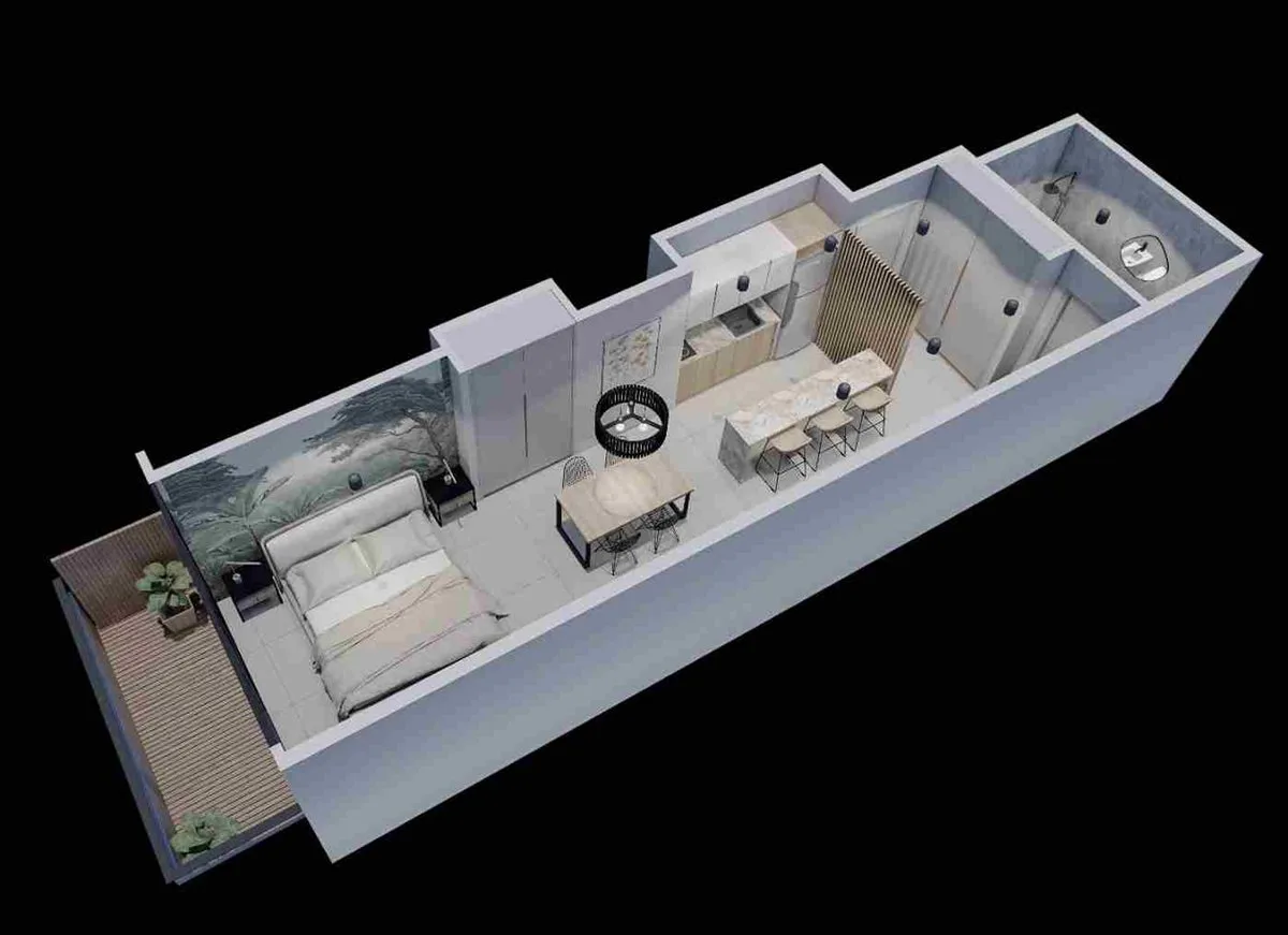 VENTA MONOAMBIENTE CON BALCÓN - EMPRENDIMIENTO foto 3