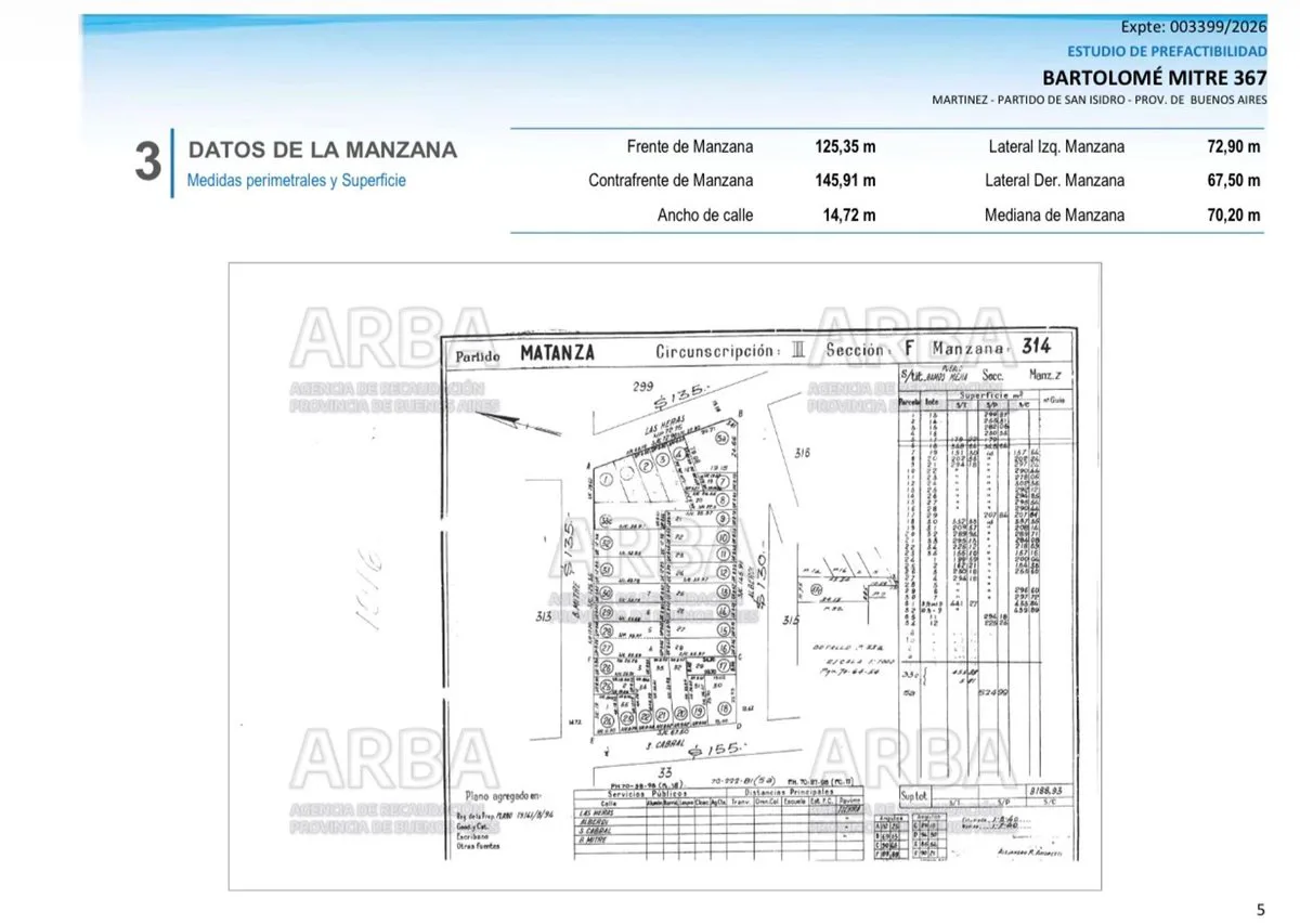 Terreno Venta PB+7 Pisos Centro Ramos Mejía foto 3