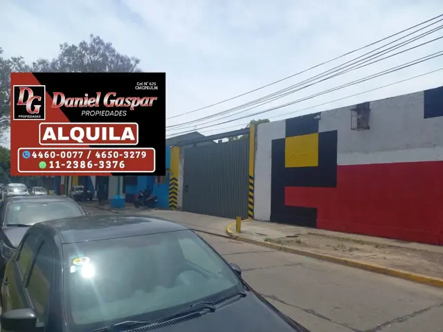 ALQUILER - AMPLIO GALPÓN / DEPÓSITO EN PARQUE INDUSTRIAL - FLORIDA OESTE