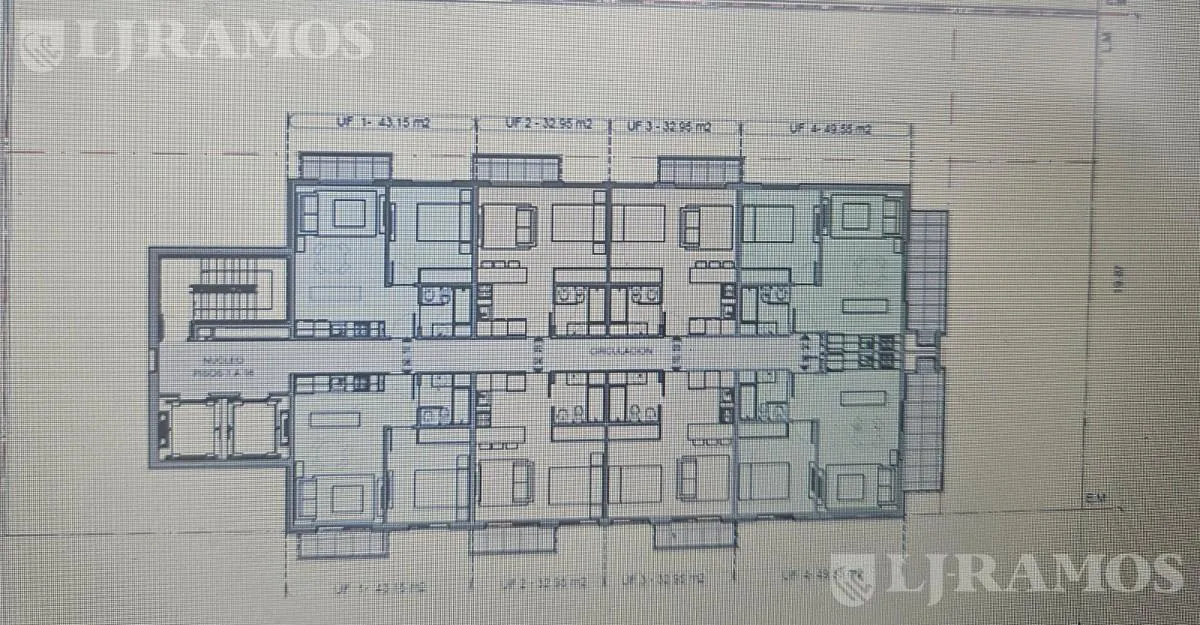 Departamento de 2 AMB   balcón con parrilla y vista al frente en venta en Brickell Joven. foto 4