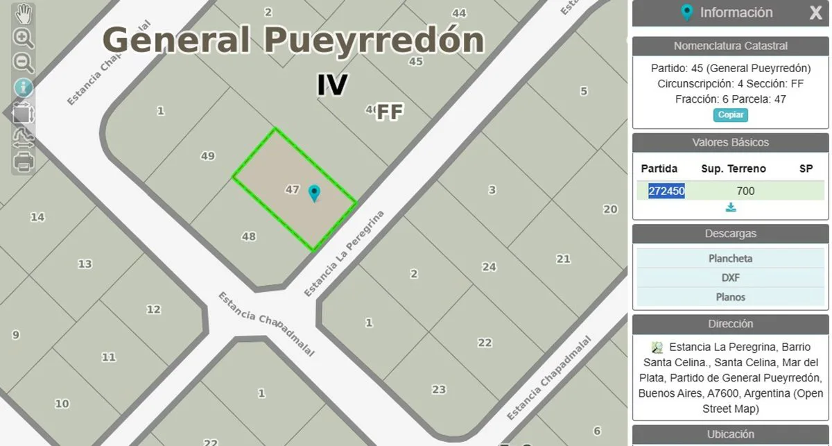 VENTA LOTE 700 MTR2 - SANTA CELINA foto 2