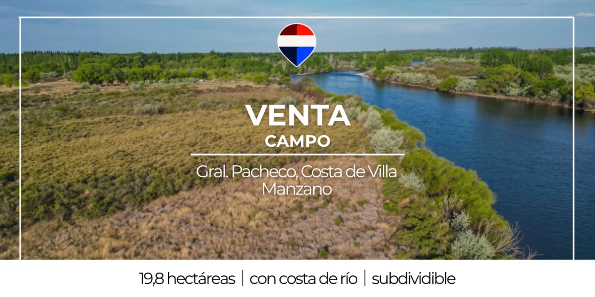 VENTA 19,8 HECTAREAS VILLA MANZANO