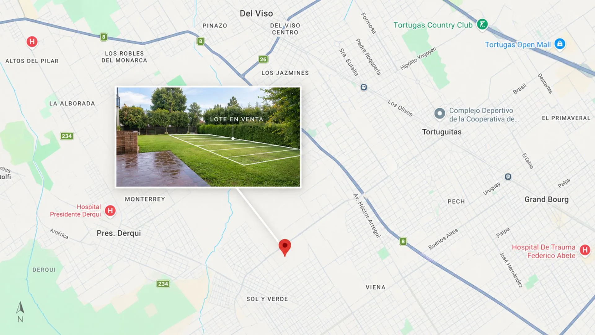 Lote en Tortuguitas de 239m2 foto 3