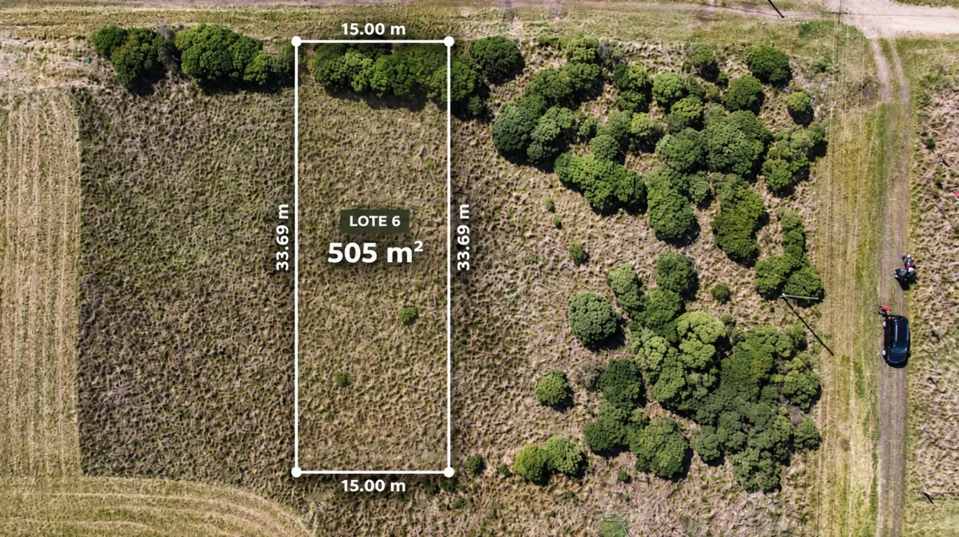 Venta tres terrenos lotes 1.556m2 S. Eduardo Chapa foto 3