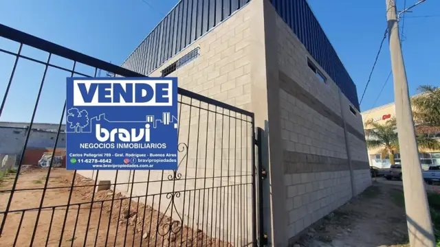 Galpon zona comercial Frente a Sport Club Gral Rodriguez