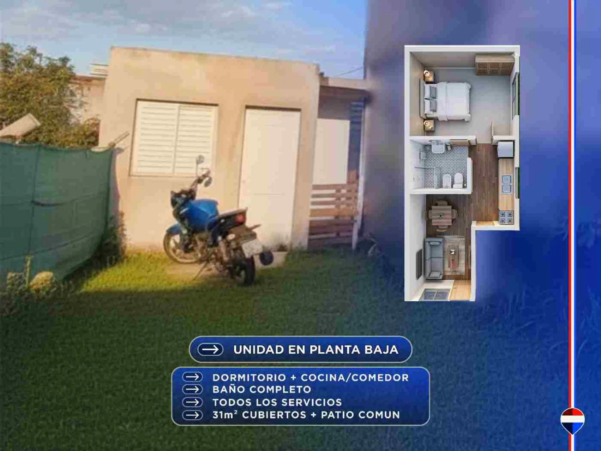 Depto en PH 1 dormitorio, zona Newbery y Zanni foto 2