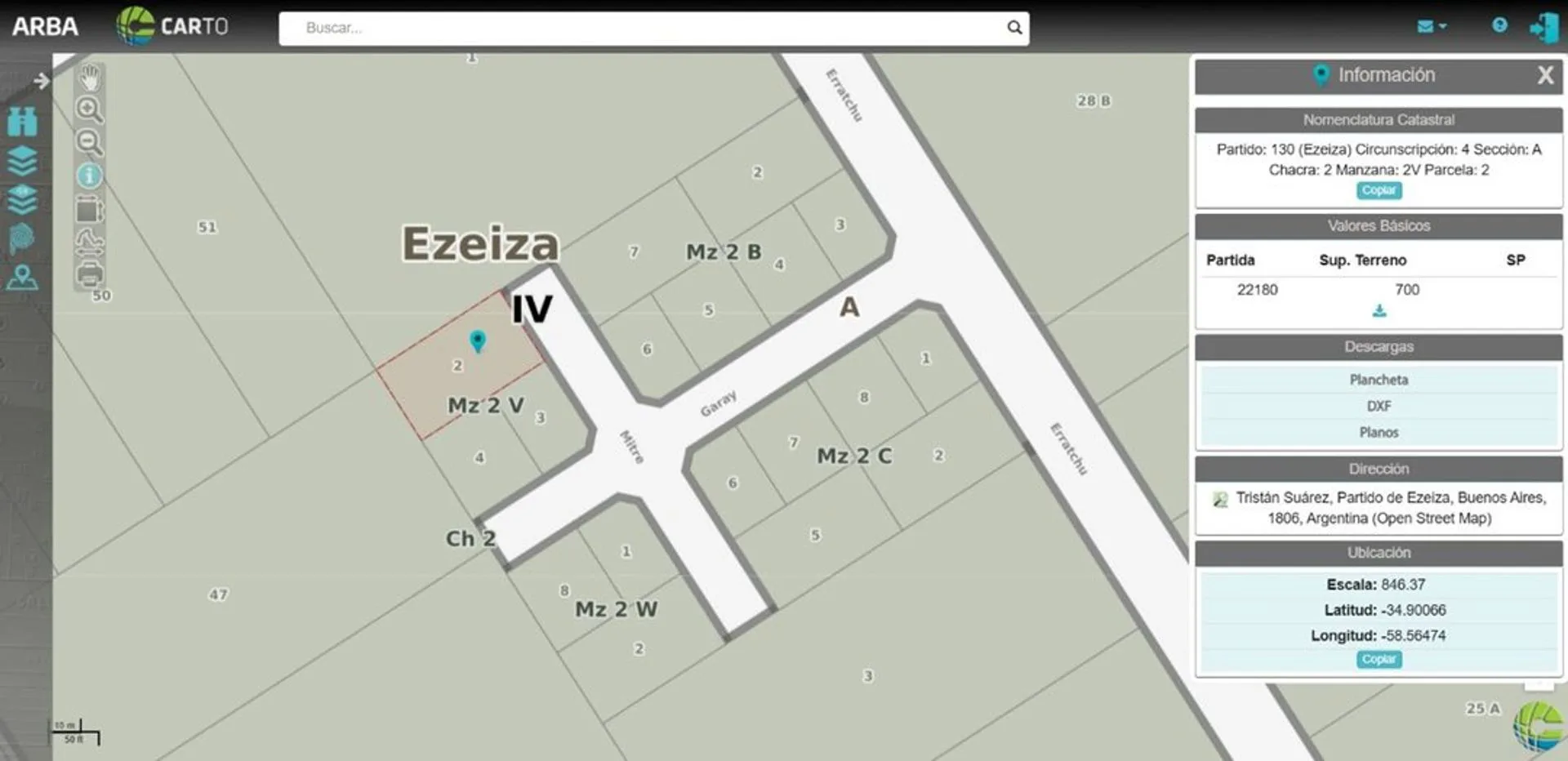 VENTA LOTE de 700 MTS2 EN  EZEIZA TRISTAN SUAREZ foto 2