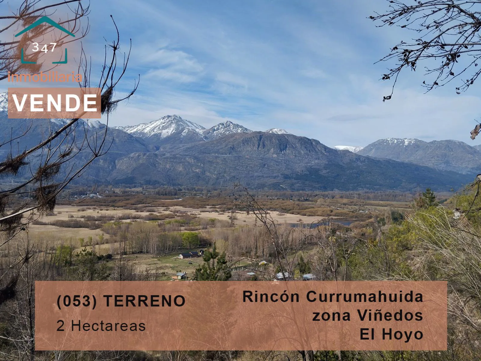 EL HOYO (Rincon Currumahuida) Terreno 2Has. Zona de Viñedos