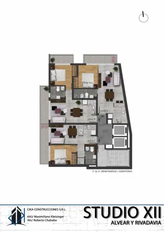 Rosario: Alvear y Rivadavia 2297 - Studio XII Linea Premium - Cocheras en de 12,50 m2 en planta baja, simples, Santa Fe, Argentina foto 3