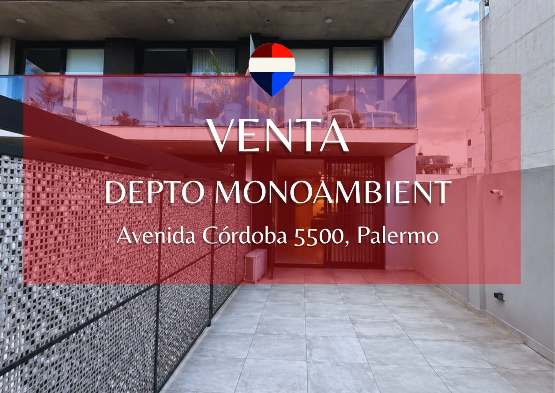 VENTA MONO AMBIENTE A ESTRENAR CON COCHERA PALERMO