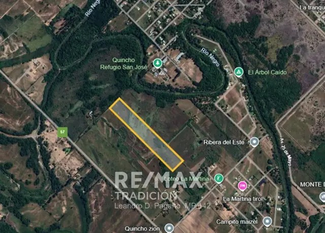 Terreno de 7 has en venta - Puerto Tirol