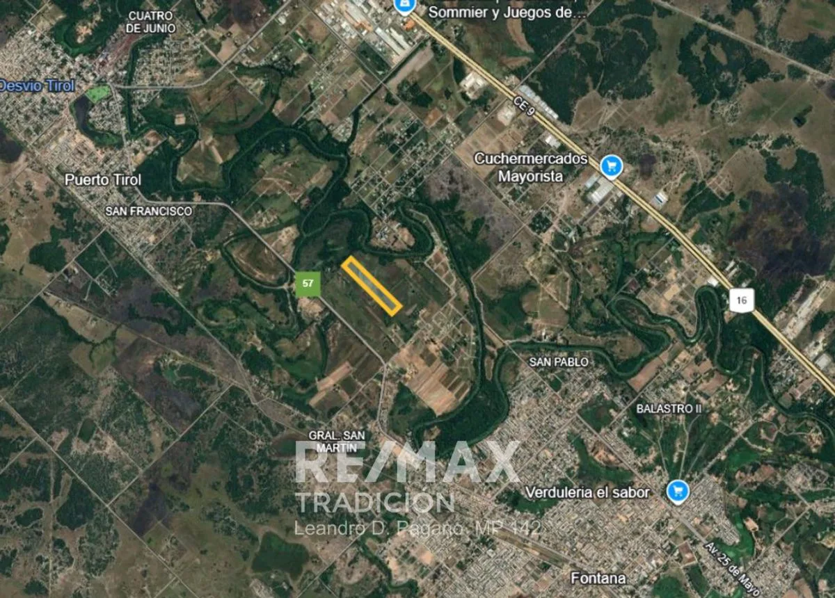 Terreno de 7 has en venta - Puerto Tirol foto 3