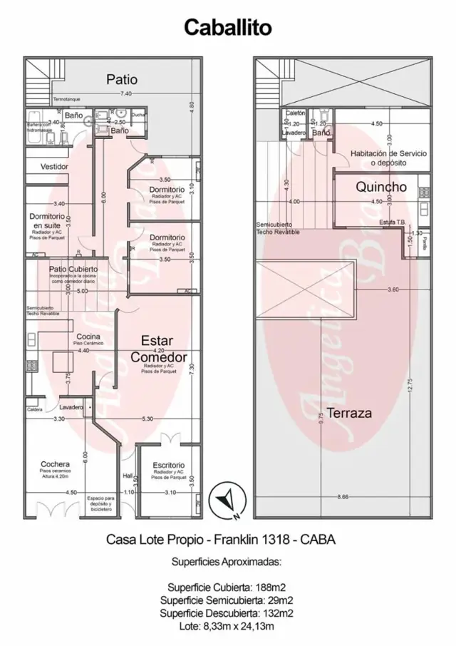 Caballito Casa 6 ambientes con cochera