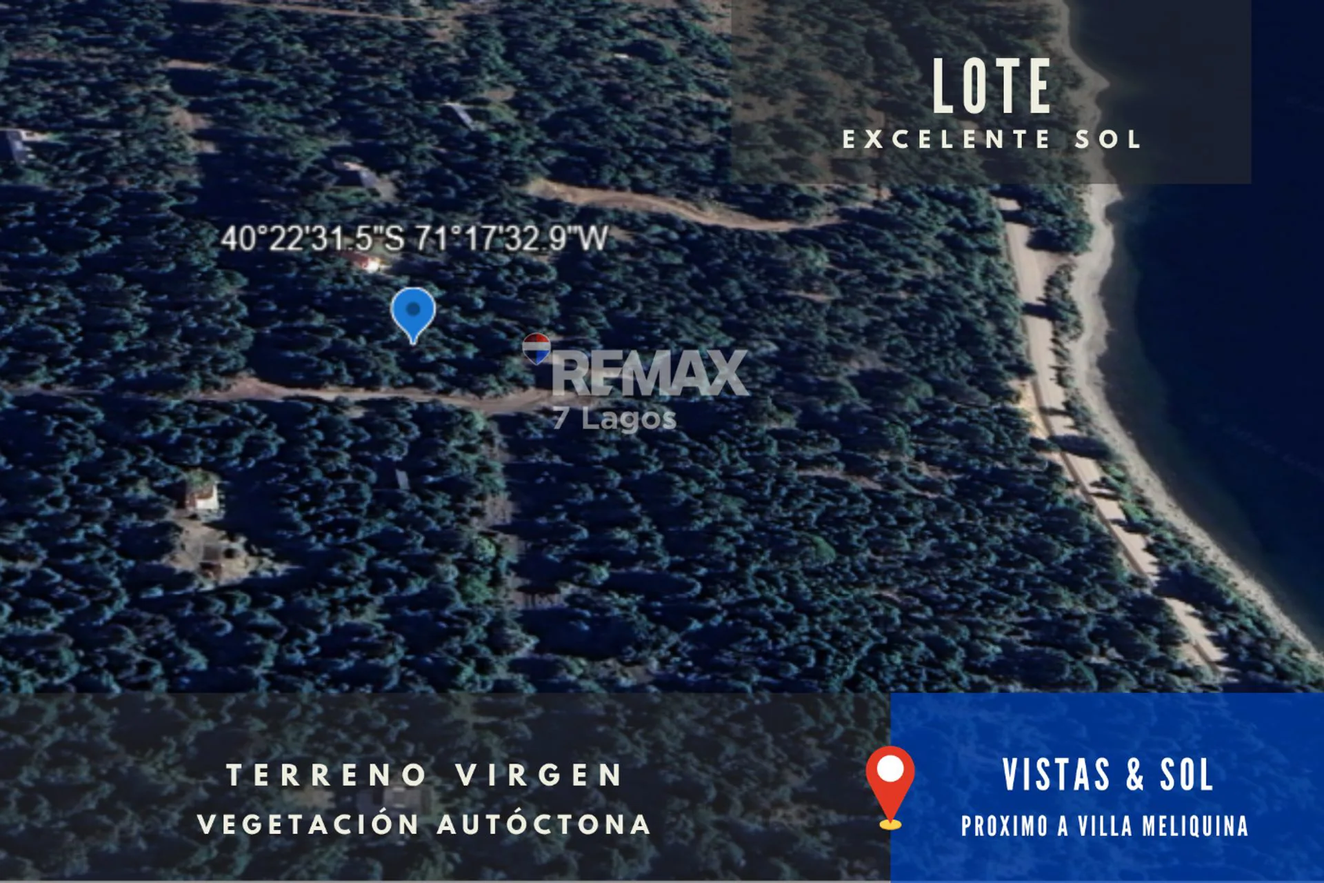 Lote 1622 m2 Meliquina - Fracción VIII. foto 3