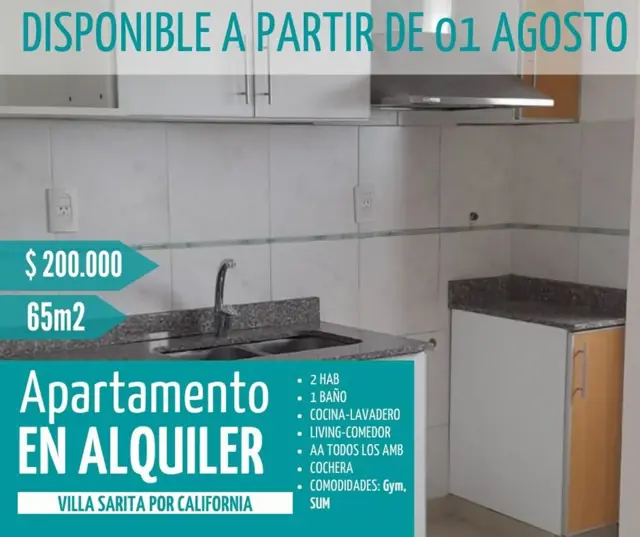 Hermoso departamento en Alquiler