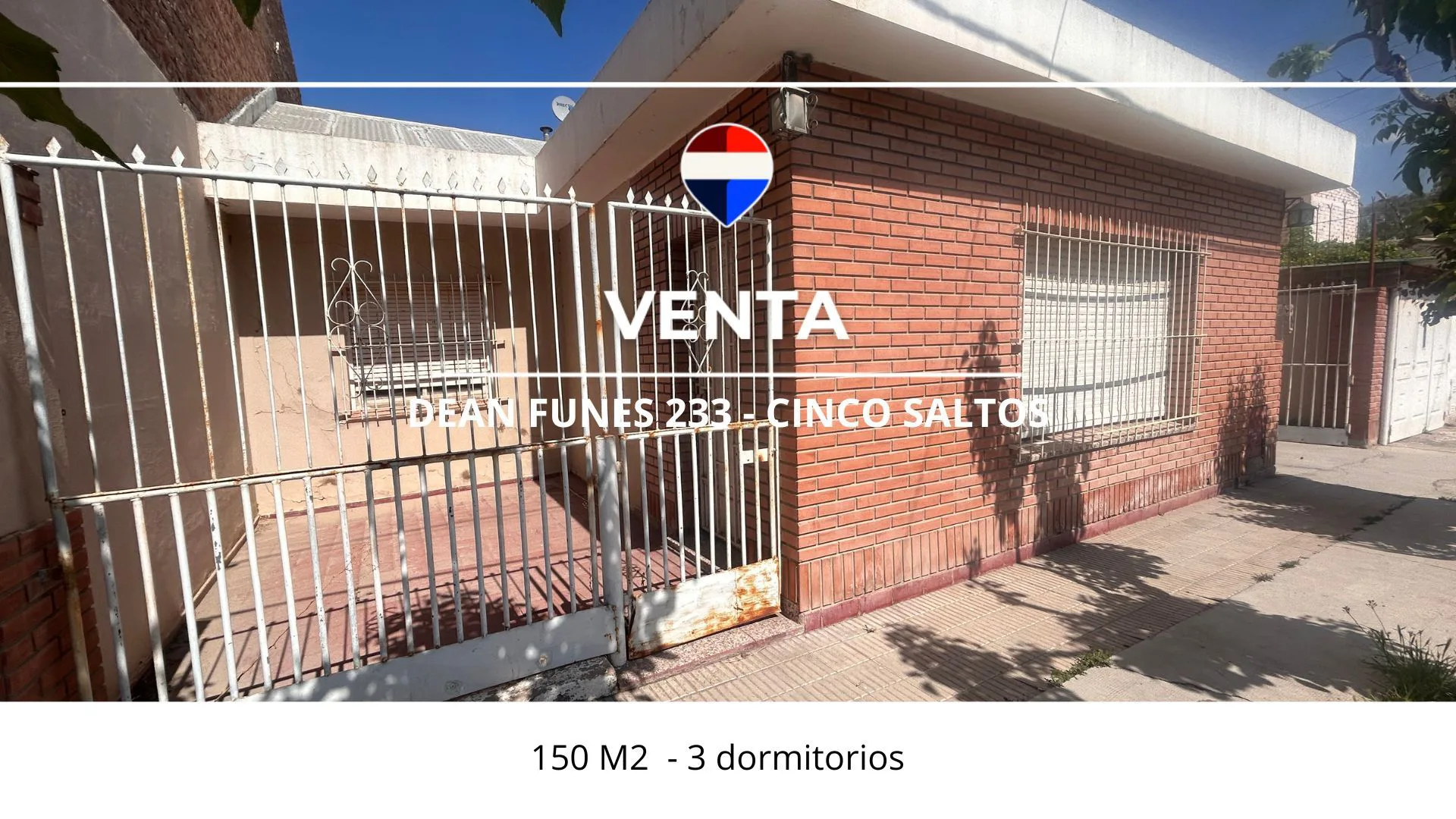 VENTA CASA 3 DORMITORIOS CINCO SALTOS