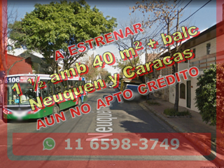 Departamento en Venta en Flores 1 y 1/2 ambientes 40 m2 + balcón, contrafrente - Neuquen 2300 foto 1