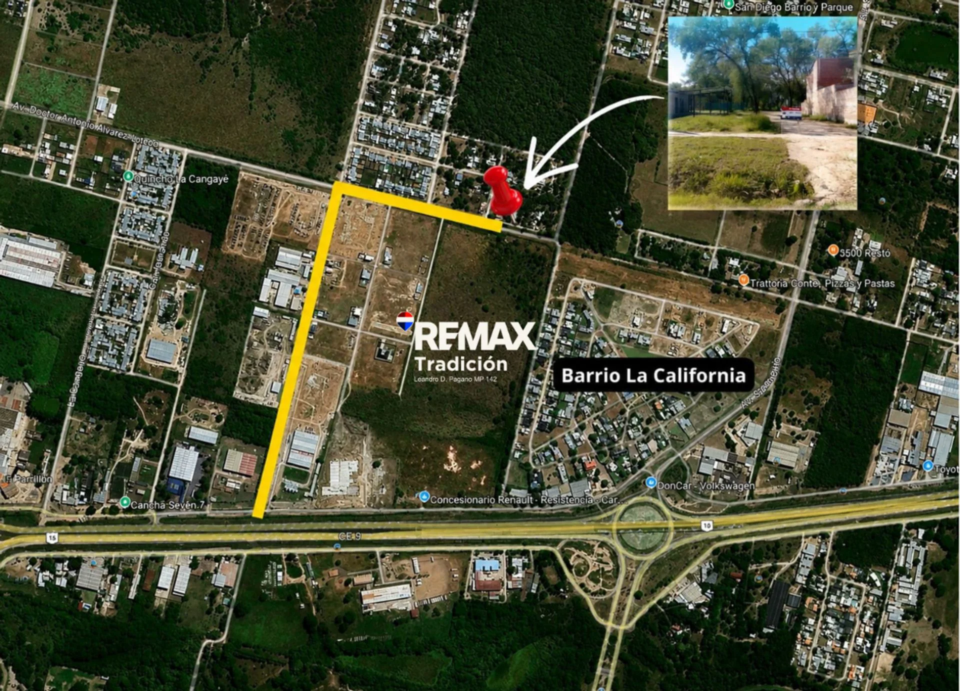 VENTA TERRENO 400 M2 EN RESISTENCIA foto 2