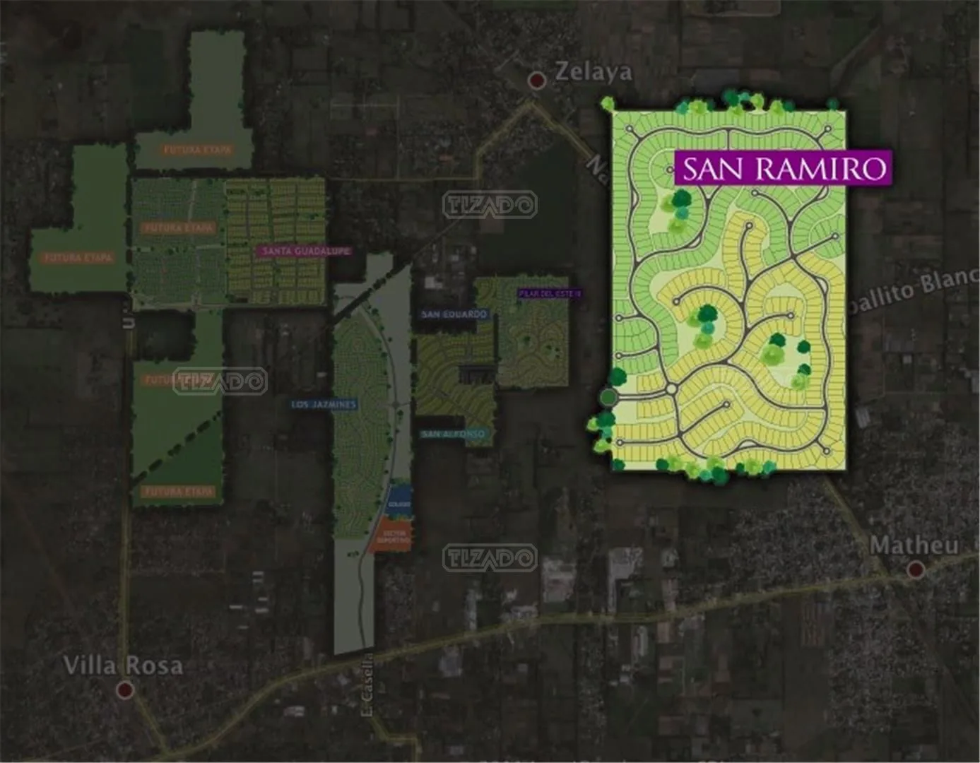San Ramiro- Pilar del Este Ruta 25 y Av Parque en Barrio San Ramiro al 1100 Lote 6 foto 2
