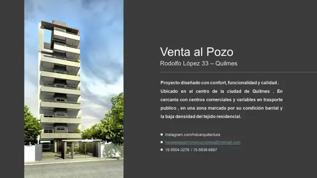 DEPTO DE 3 AMB DE POZO