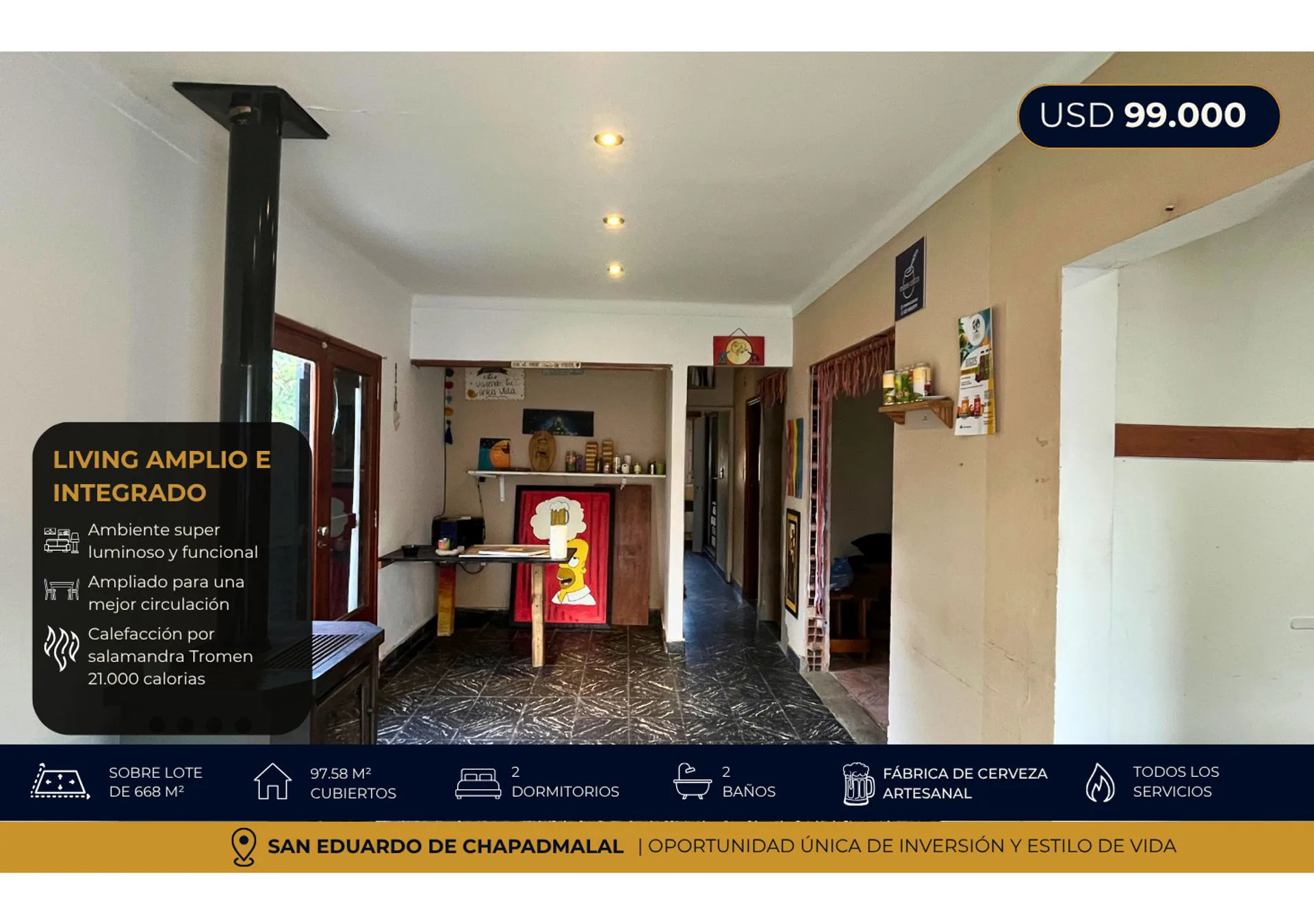 EN VENTA CASA + FABRICA DE CERVEZA EN CHAPADMALAL foto 3
