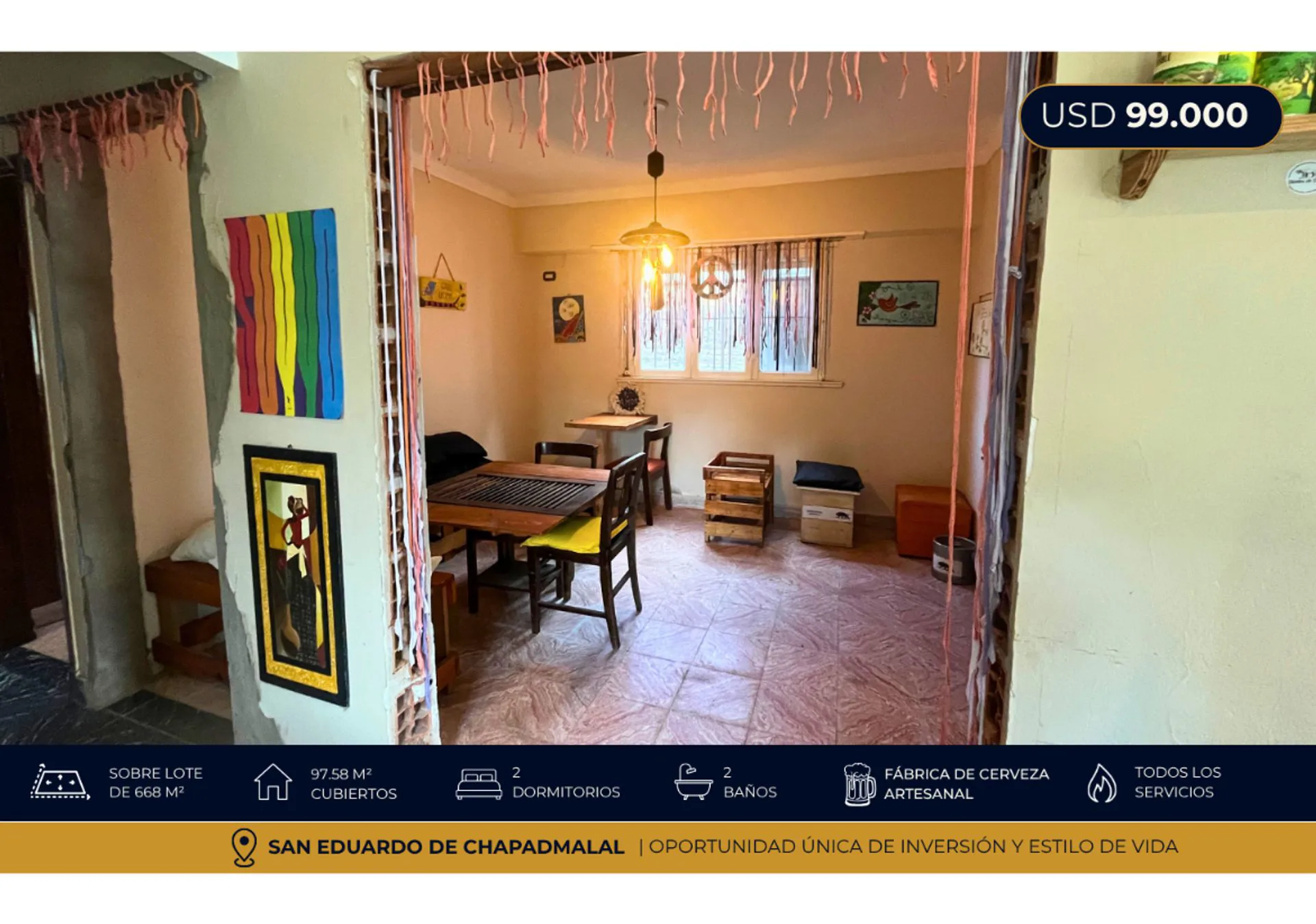 EN VENTA CASA + FABRICA DE CERVEZA EN CHAPADMALAL foto 4