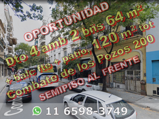 OPORTUNIDAD - NUEVO PRECIO - Departamento en Venta en Congreso 4 ambientes 2 baños 65 m2 + balcón al frente + patio - Combate de los Pozos 200 foto 1