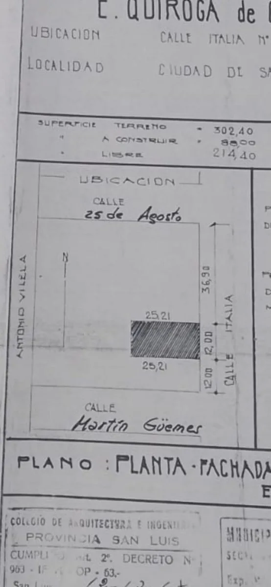 VENTA DE CASA A DEMOLER POR AVENIDA ITALIA foto 3