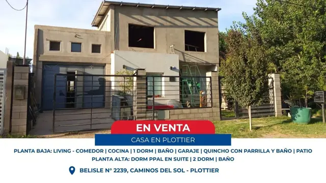 Casa en venta 4 dorm - Caminos del Sol - Plottier