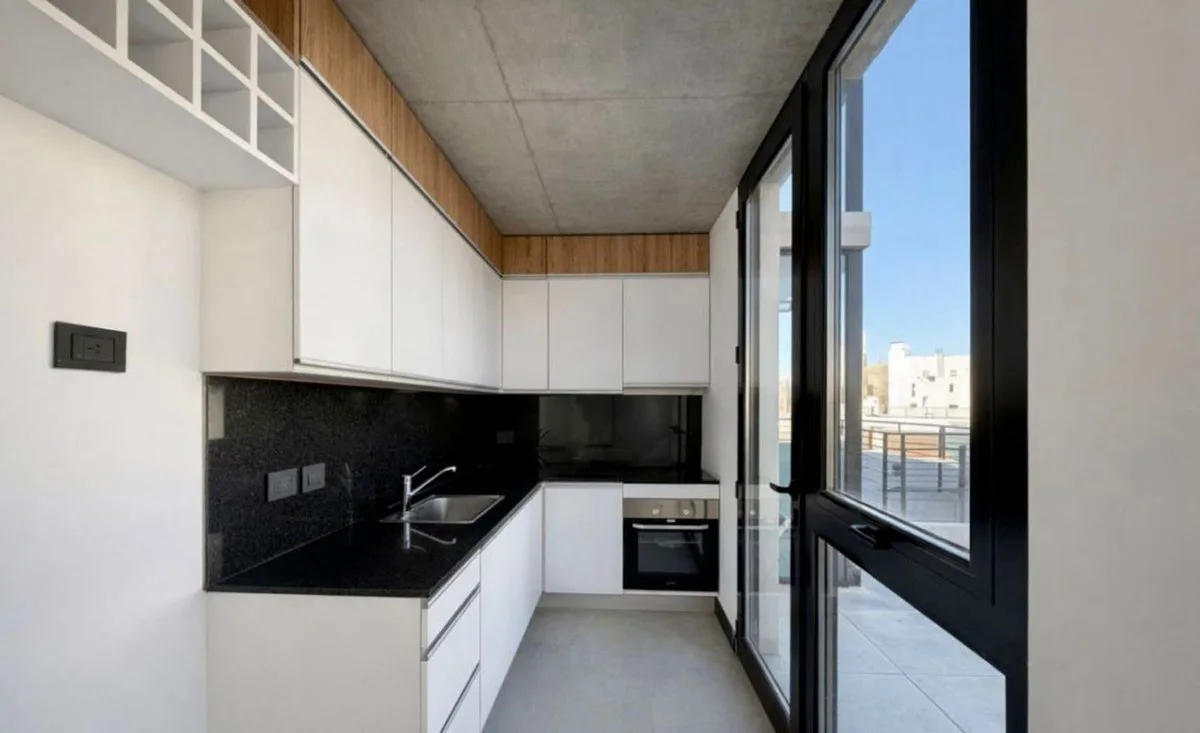 Venta 2 ambientes a estrenar Apto Credito TERRAZA foto 4