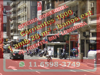 Oficina en Venta en Tribunales (San Nicolás) 1 ambiente divisible 28 m2 – Av Corrientes 1600 foto 1