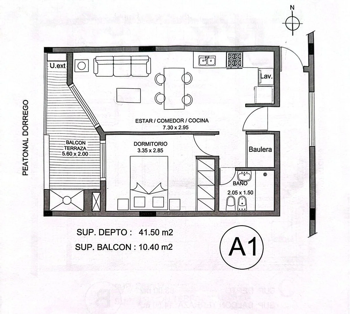 Dpto 1 dormitorio a una cuadra del mar con cochera foto 5