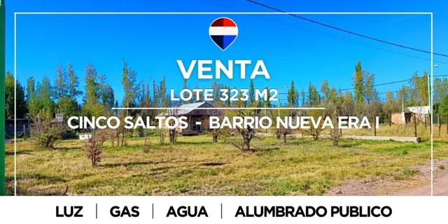 Venta Lote Nueva Era I Cinco Saltos