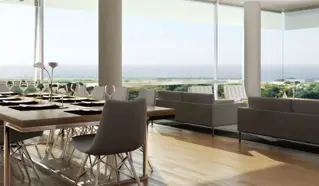 2 Amb. 80 m2  piso 12 frente al Rio                 El Mejor Proyecto de Vte Lopez foto 3