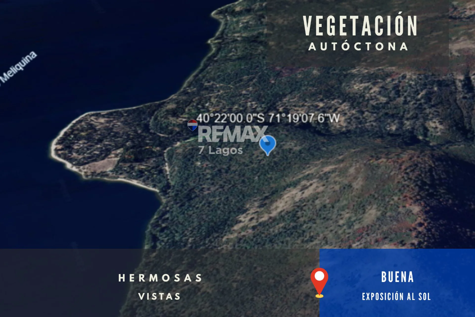LOTE 2500 m2 en MELIQUINA - Vistas al lago foto 3