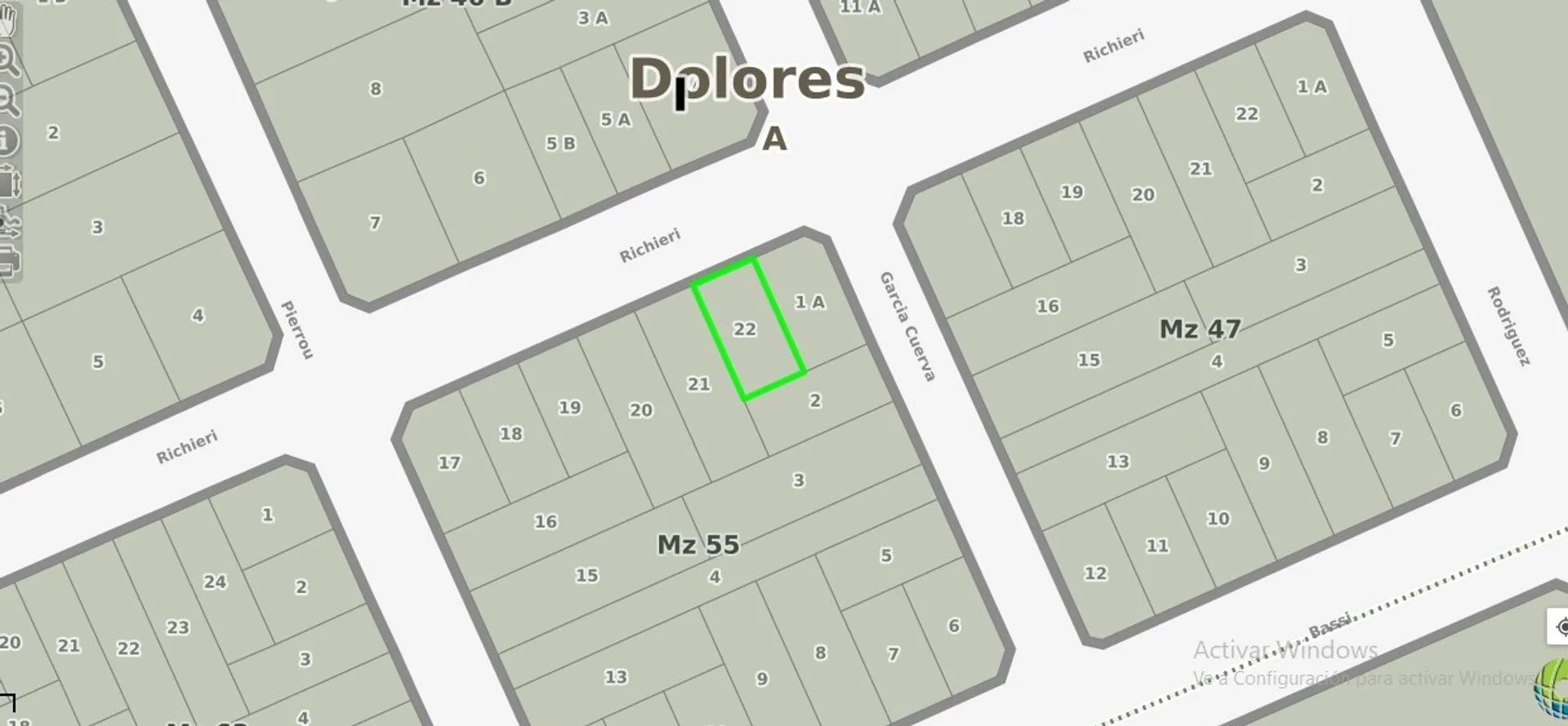 Lote en venta en Dolores, zona Parque Termal foto 2