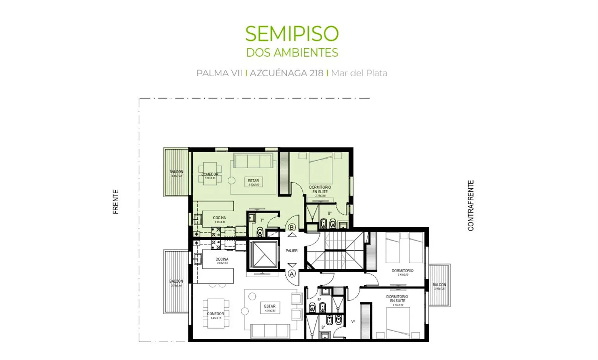 VENTA | SEMIPISO 3 AMBIENTES EN POZO | LOS TRONCOS foto 5