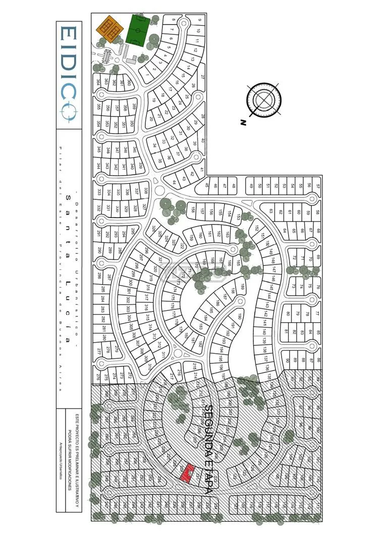 Pilar del Este Ruta 25 y Av Parque en Barrio Santa Lucia 1100 Lote 205 foto 3