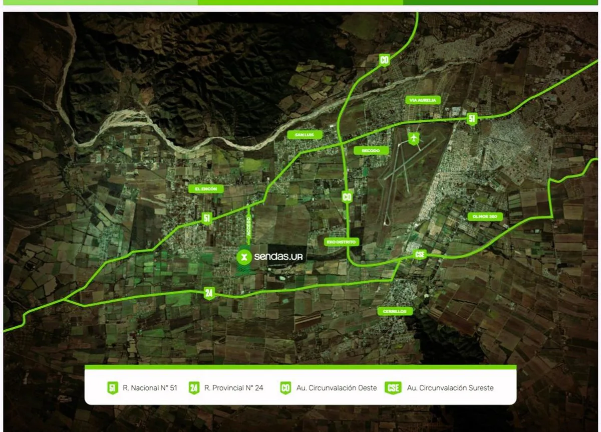 LOTE EN VENTA. 400M2 URBANIZACIÓN SENDAS.CERRILLOS foto 4