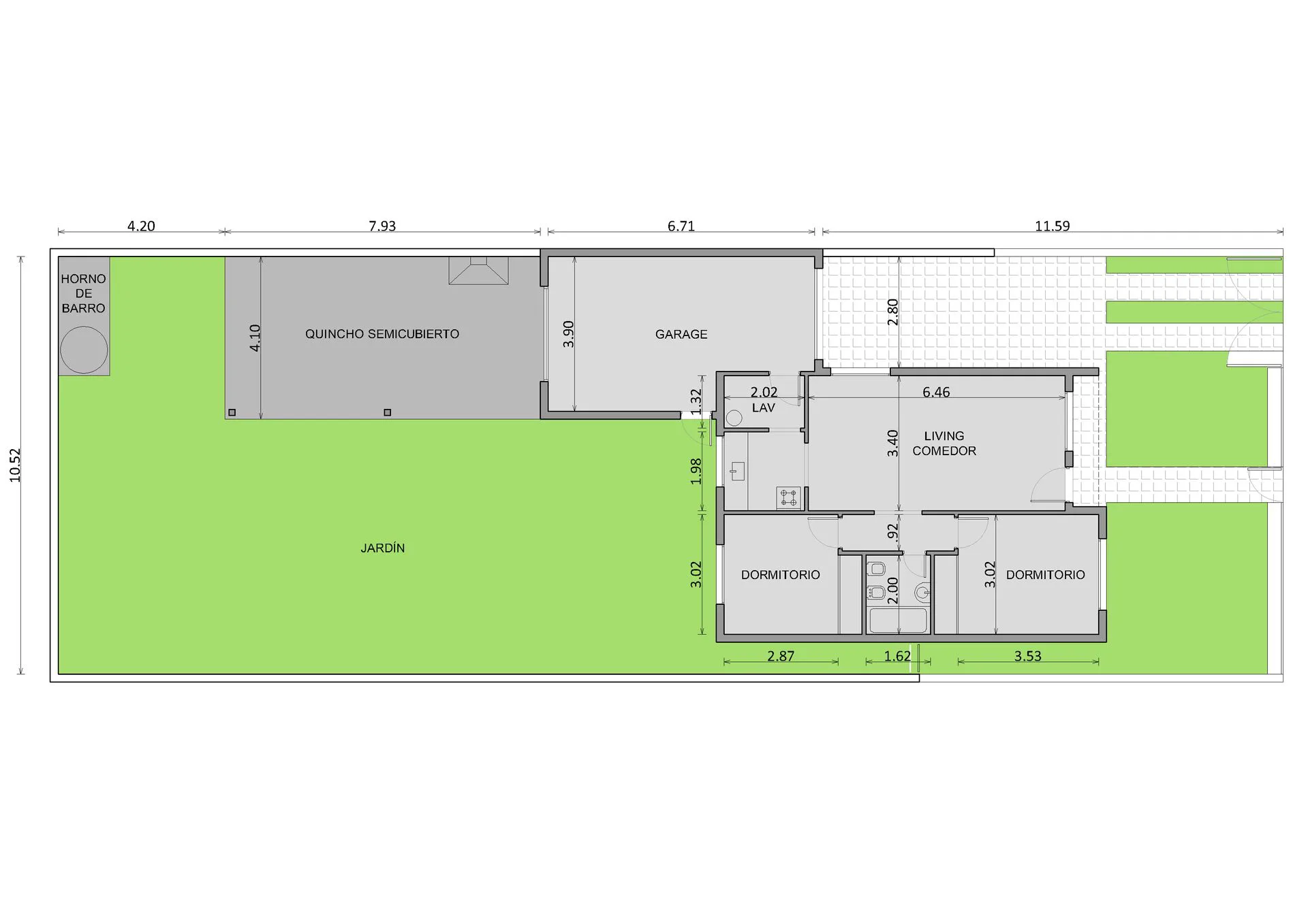 CASA 3 AMBIENTES VENTA LOBOS CON JARDIN Y QUINCHO foto 2