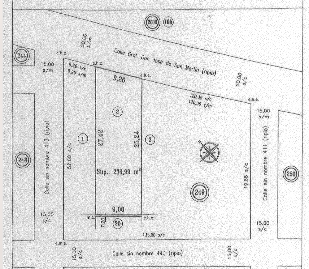 VENTA – TERRENO – BARRIO SAN MARTIN NORTE foto 2