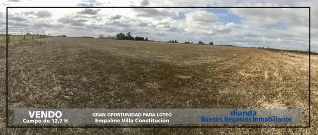 Oportunidad - 12 hectareas listas para Lotear en Empalme Villa Constitucion