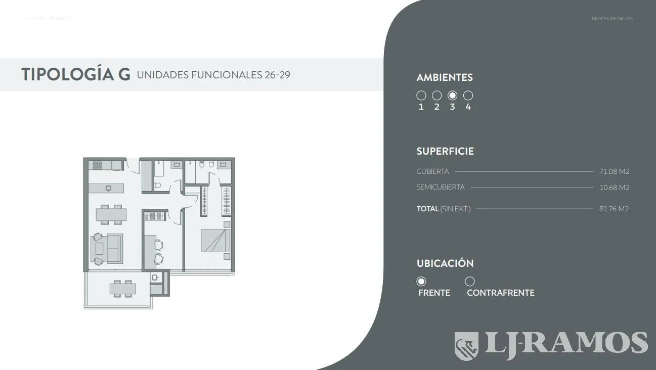 Departamento en venta de 3 ambientes en Ayres Haus Benavidez foto 3