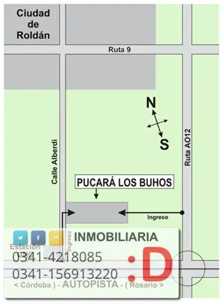 VENTA  TERRENOS . BARRIO CERRADO.  Autopista Rosario-Cordoba y RUTA  AO12  DESDE 1200 M2.  ESCRITURACION INMEDIATA. EXCELENTE UBICACION.  u$S 35 x m2. foto 3