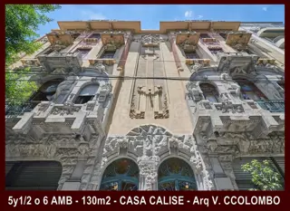VENTA DEPARTAMENTO 5y1/2 o 6 AMBIENTES CASA CALISE ART NOUVEAU VIRGINIO COLOMBO foto 1