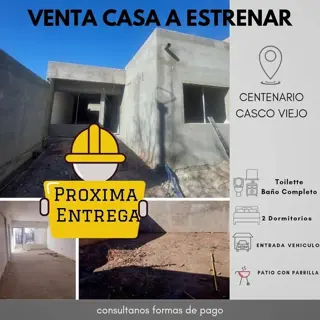 Casa a Estrenar 2 Dormitorios, Patio y parrilla.- Ubicacion Centro Casco Viejo Centenario foto 1