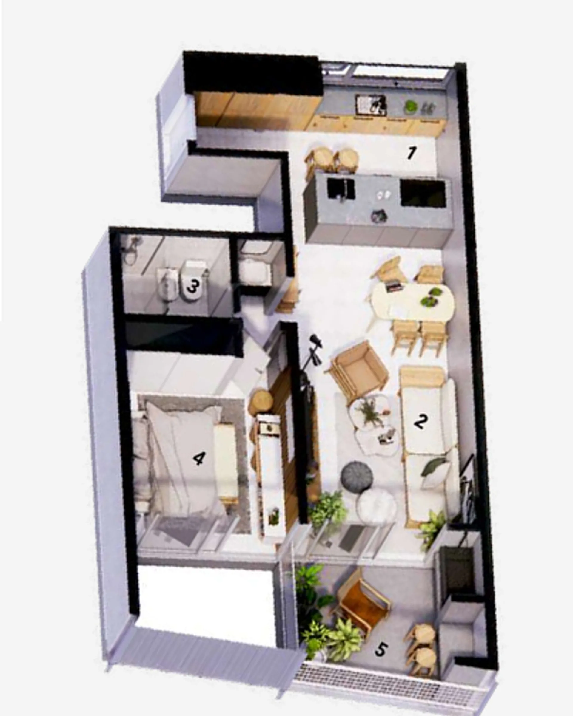 DPTO. 1 DORM. EN POZO BARRIO CENTRO "TORRE JARDIN" foto 3