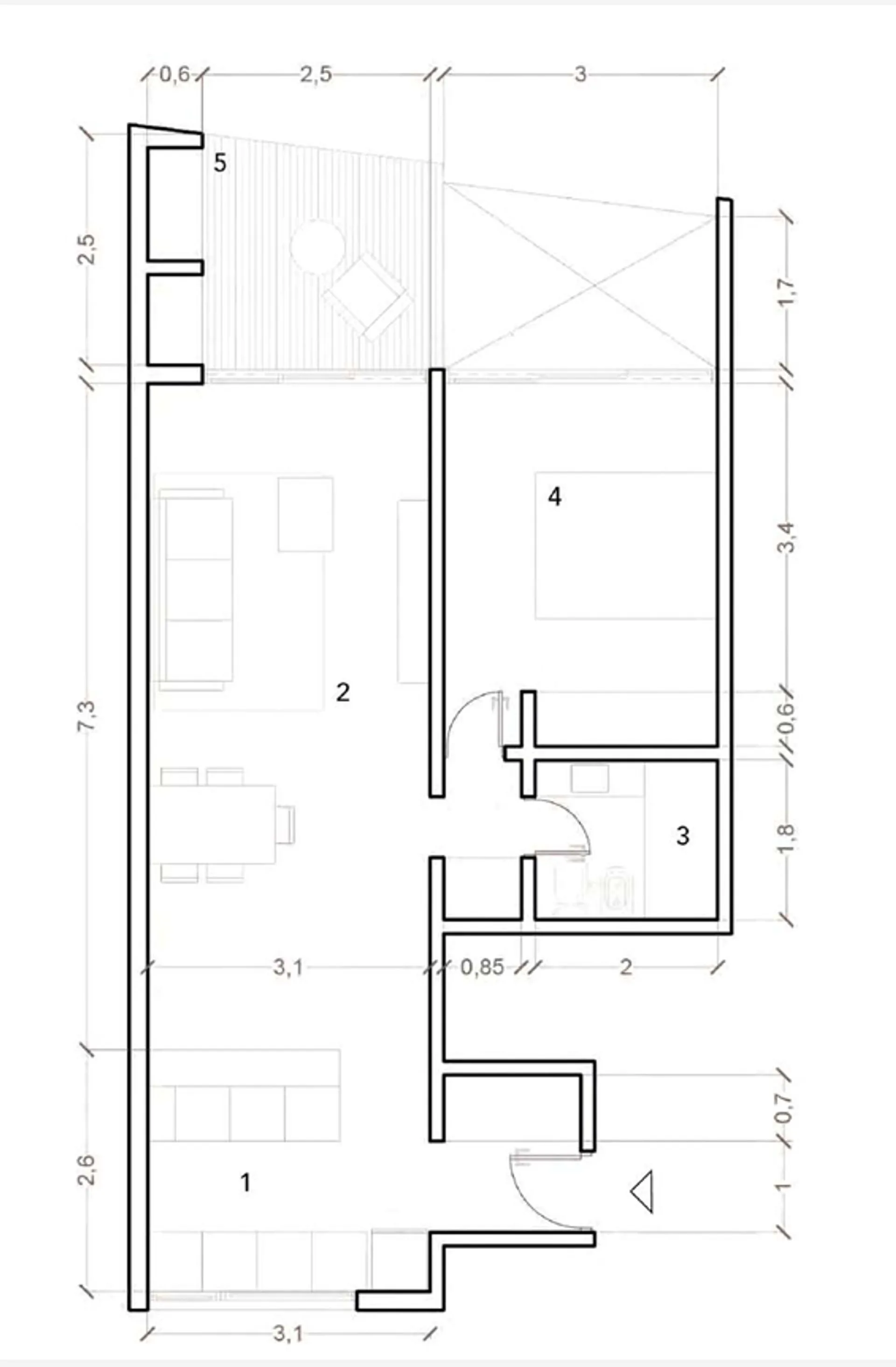 DPTO. 1 DORM. EN POZO BARRIO CENTRO "TORRE JARDIN" foto 5