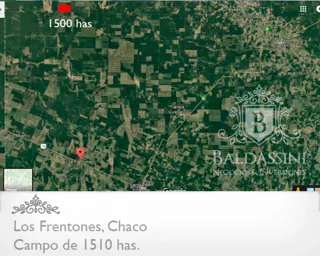 CAMPO DE 1510 HAS EN LOS FRENTONES - CHACO - CAMPO GANADERO CON MUY BUENA APTITUD AGRÍCOLA. foto 1