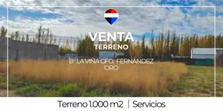 Venta Terreno 1.000 m2 -  B° La Viña GFO foto 1